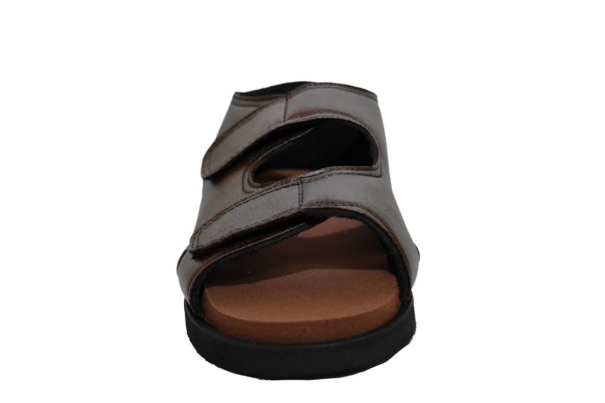 Men Diabetic Sandal Brown