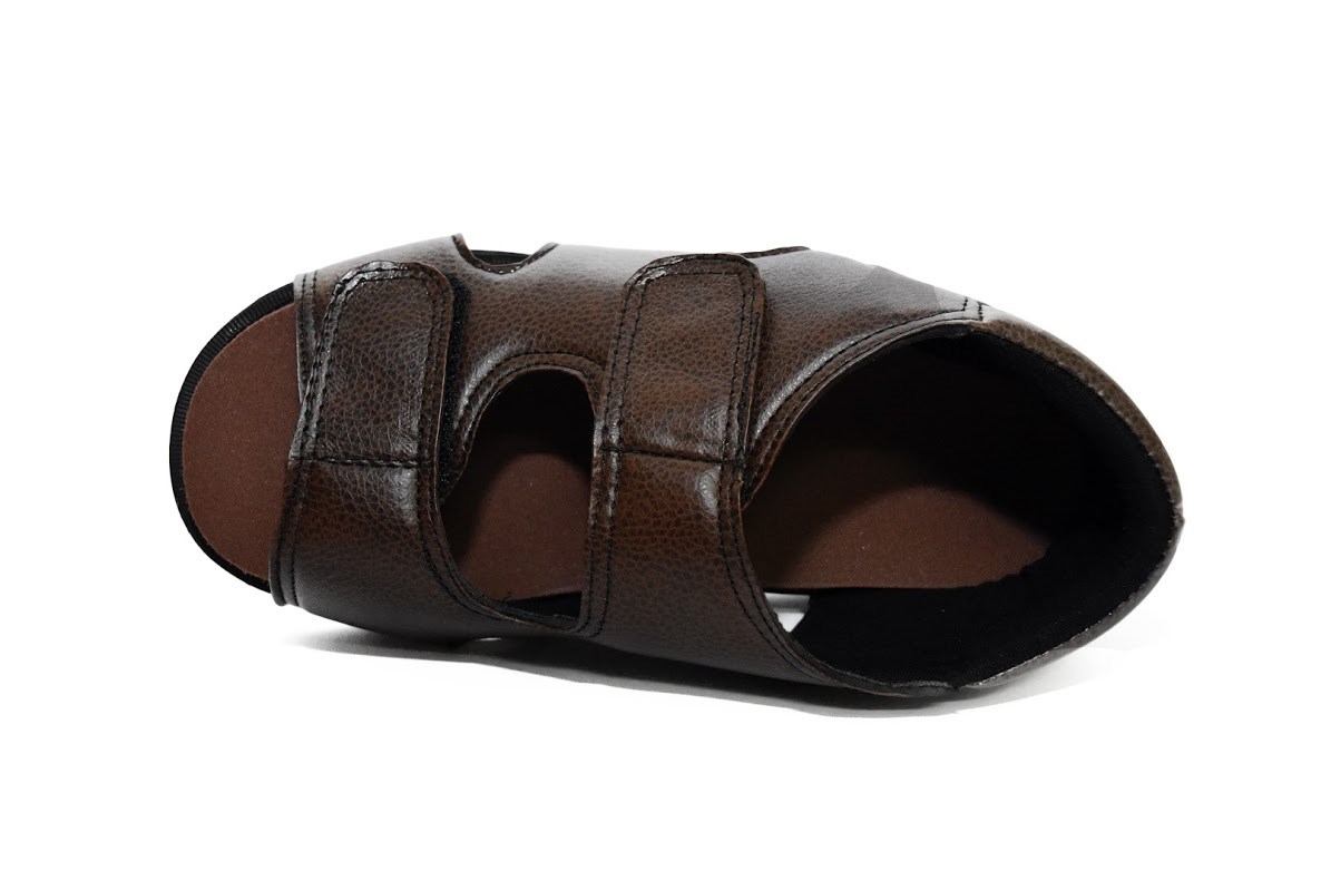 Men Diabetic Sandal Brown