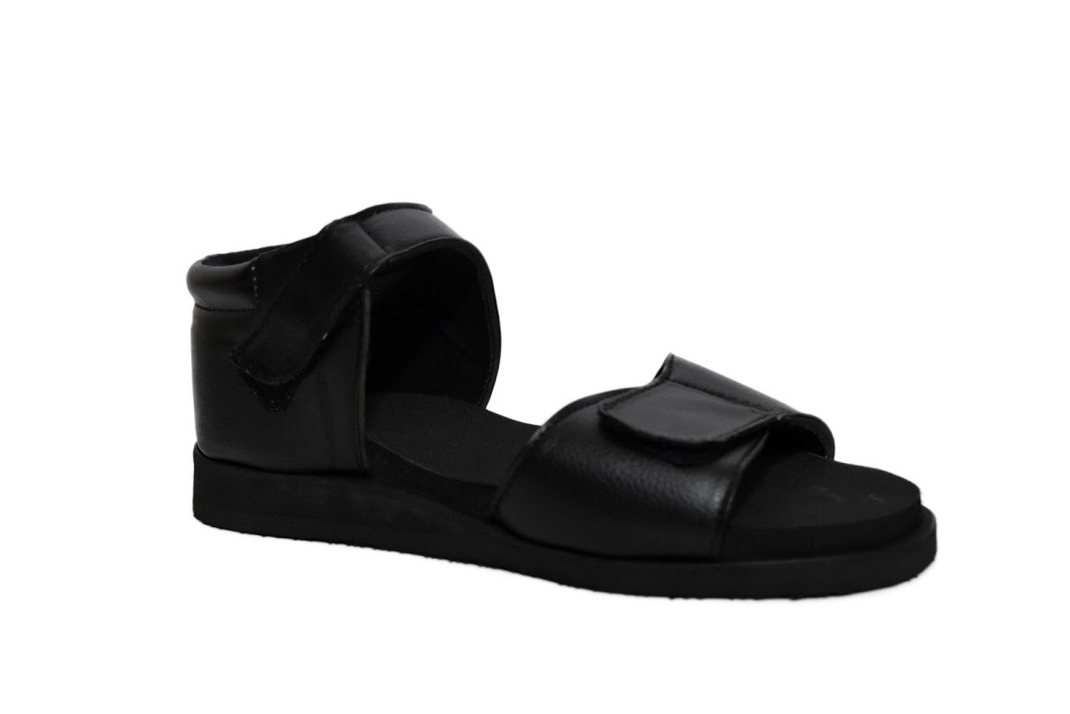 Men Diabetic Sandal Black