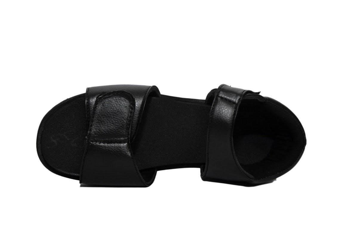 Men Diabetic Sandal Black